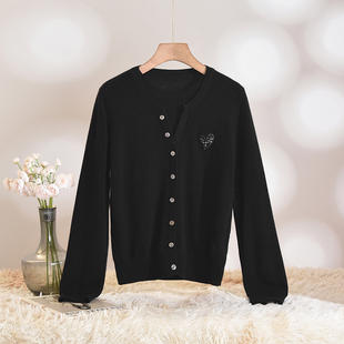 奥莱专柜品牌撤柜正品 HZ冬装新款 含羊毛羊绒上衣套头微弹毛衣女