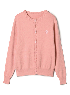 奥莱专柜正品 MS冬装2025新款 小个子洋气开衫上衣软糯长袖毛衣女