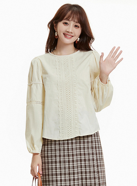 2025年秋装Outlets专柜 AM系列简约风长袖上衣棉质宽松显瘦衬衫女