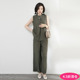 两件套装 2025年夏装 女 上衣 长裤 Outlets专柜高端KA系列无袖 中长款
