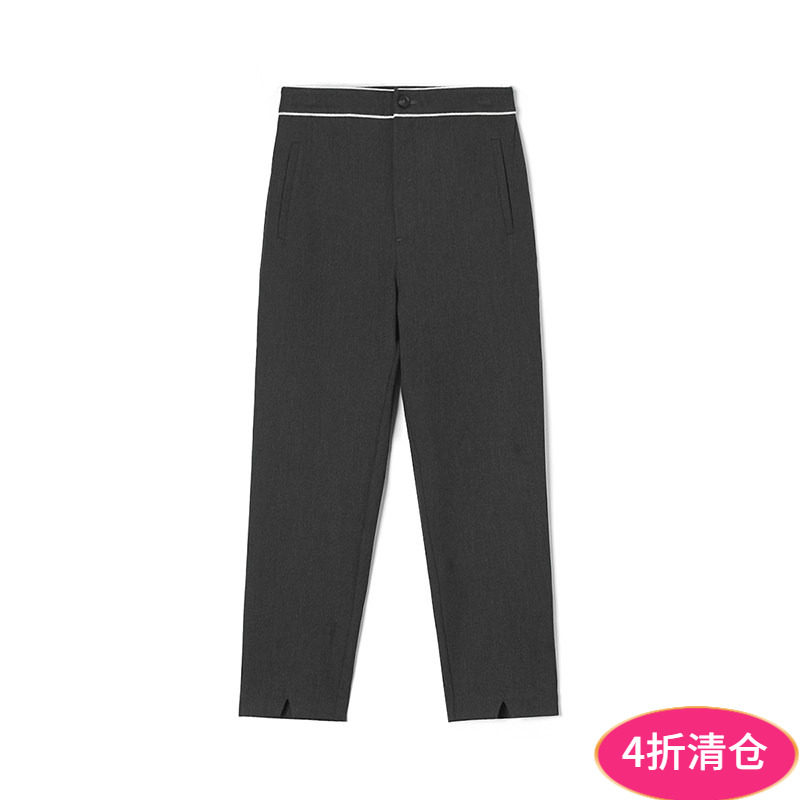 Outlets专柜撤柜正品 WM春装2026新款高腰九分裤窄版显瘦休闲裤女
