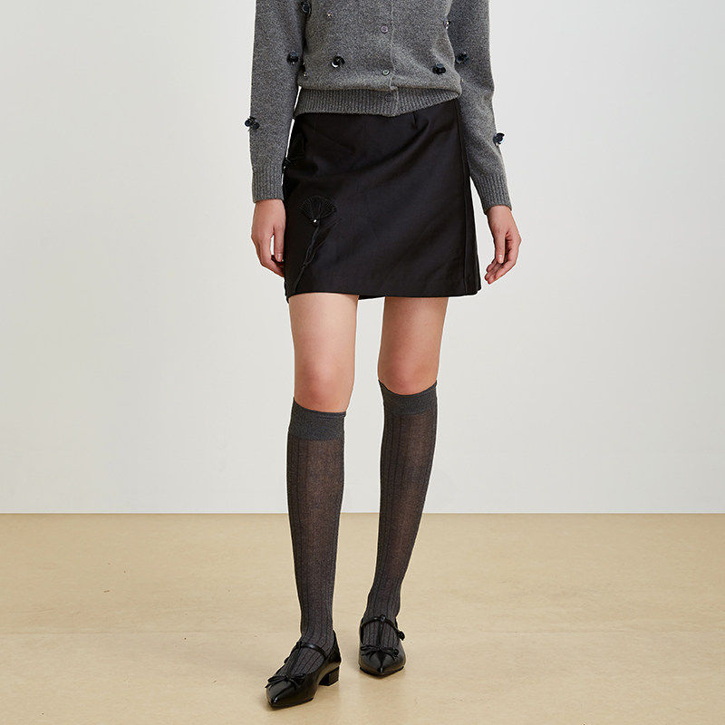 SOMSOM索玛春季新品专柜正品 显瘦气质百搭通勤包臀A字半身短裙,女装/女士精品,半身裙,淘宝优惠券,粉丝福利购,淘宝优惠卷