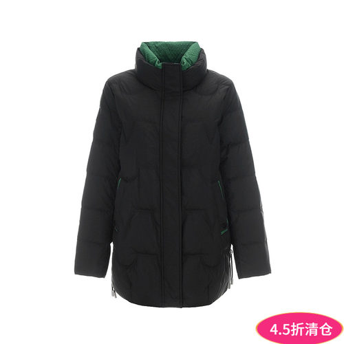 立领保暖白鸭绒羽绒服