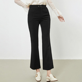 2025年秋装 女 高腰显瘦休闲裤 Outlets专柜 高端NH系列简约通勤长裤