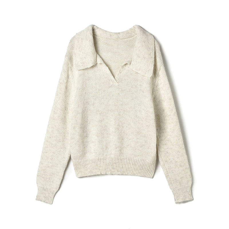 上衣可外穿长袖套头毛衣