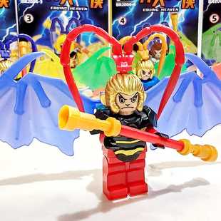 黑神话悟空积木小人仔盲盒儿童拼装积木玩具孙悟空小侠人仔礼物