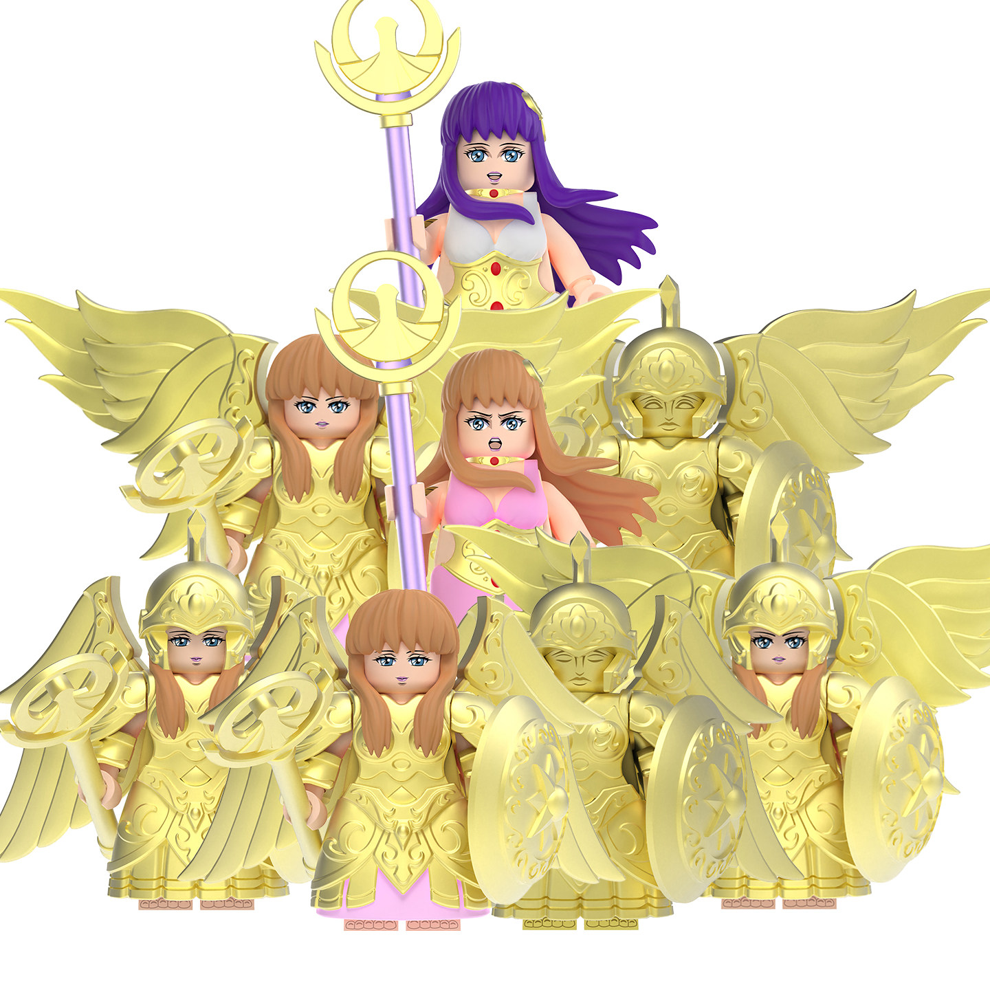 中国积木第三方古希腊女神系列圣衣雅典娜益智儿童拼插型玩具人仔,玩具/童车/益智/积木/模型,积木人,淘宝优惠券,粉丝福利购,淘宝优惠卷