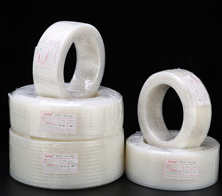 pa6白色尼龙管尼龙管 耐高温防爆尼龙高压软管溶剂气管4*2.5-12*9