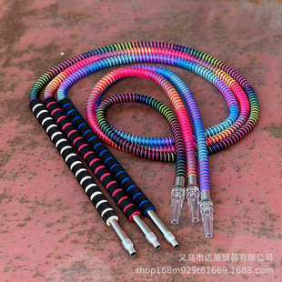 高档包装长手柄彩色水烟管跨境电商货源阿拉伯水烟管子shisha吸管