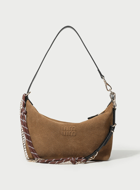 头层磨砂牛皮女包饭盒包小众设计高级感潮链条单肩斜挎手提腋下包