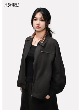 A DIMPLE秋季新款原创花边复古风中性工装外套半身裙纯棉休闲套装