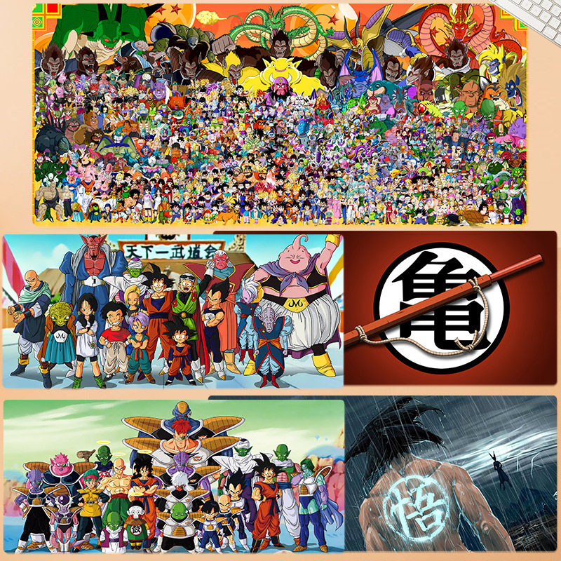 七龙珠鼠标垫超大号锁边孙悟空贝吉塔龟仙人神龙动漫来图定做桌垫,电脑硬件/显示器/电脑周边,鼠标垫/贴/腕垫,淘宝优惠券,粉丝福利购,淘宝优惠卷