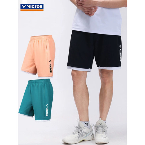 VICTOR/威克多胜利羽毛球服吸汗运动短裤男女运动短裤R-50205