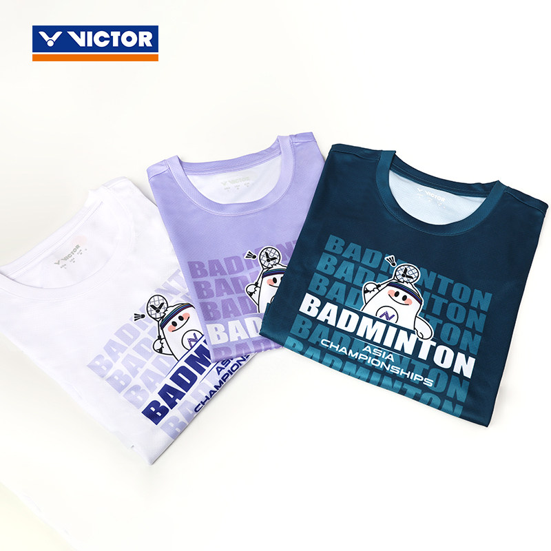 VICTOR/威克多胜利2026亚锦赛系列针织T恤 T-2602BAC羽毛球服短袖