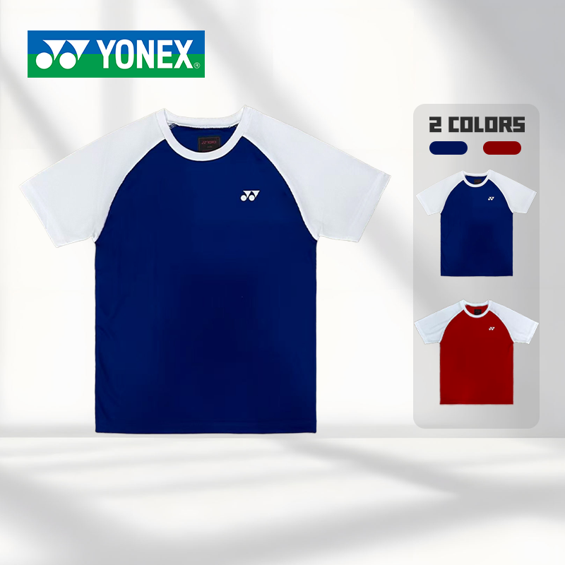 YONEX/尤尼克斯童装羽毛球服纯色文化衫运动短袖速干透气T恤-2670