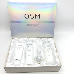 大白套盒 淡斑套装 OSM正品 欧诗漫珍珠白臻白净透礼盒补水美白保湿