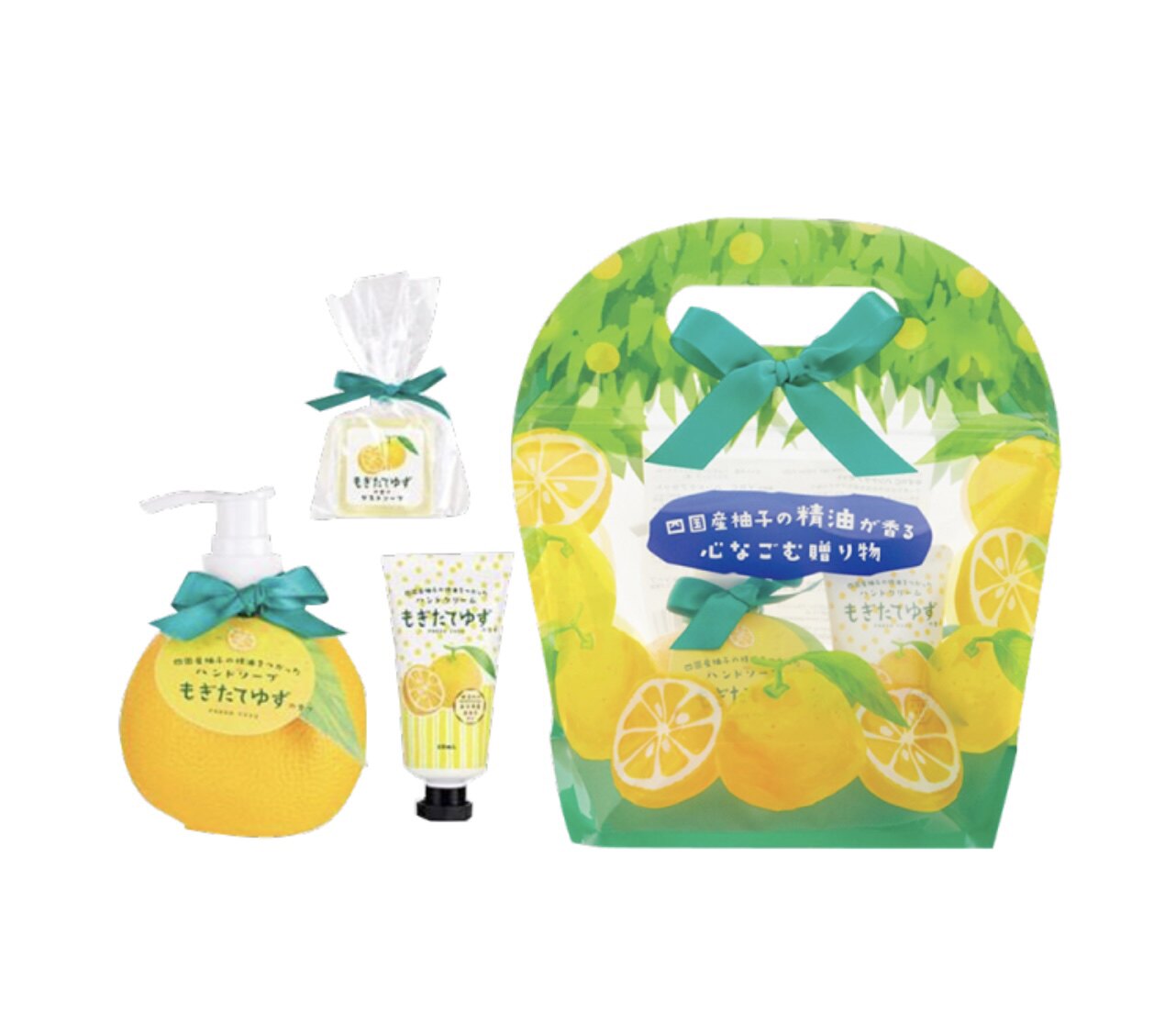 日本gpp春季限定天然柚子系列洗手液/入浴剂/香薰/柚子护手霜套装