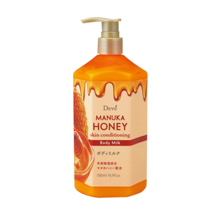 日本本土 KUMANOYUSHI 熊野油脂Deve 滋润保湿蜂蜜身体乳500ml