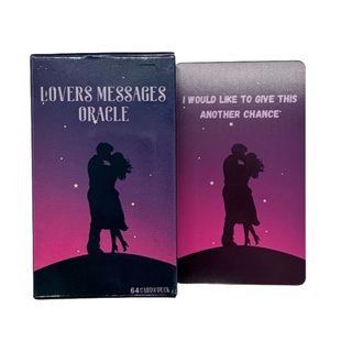 10X6cm Lovers messages Oracle Card Game 爱人信息神谕卡
