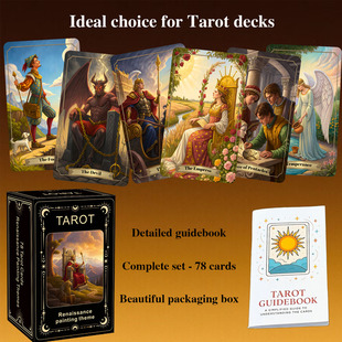 12X7cm Renaissance Painting Theme Tarot原创文艺复兴塔罗牌