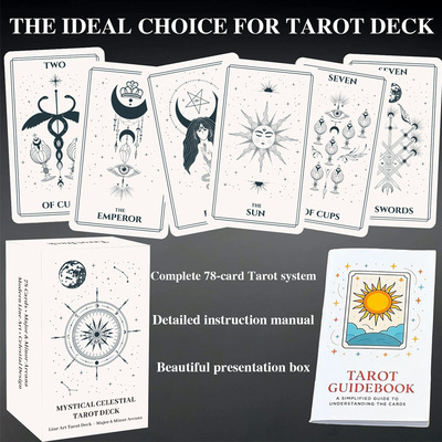 12X7cm神秘天体卡罗牌英文卡牌