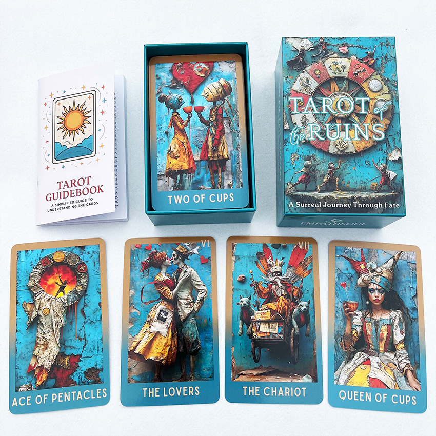 12X7废墟塔罗牌英文卡牌桌游