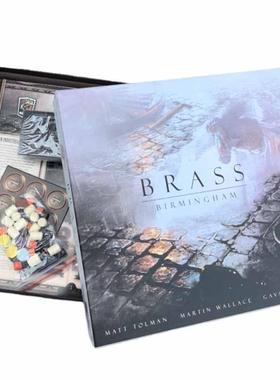 英文版brass工业革命伯明翰 策略推理 大型棋盘游戏 聚会桌游卡牌
