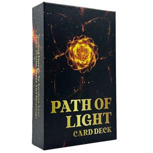 12X7cm Path of Light Oracle Card光之路神谕卡英文卡牌游戏字卡