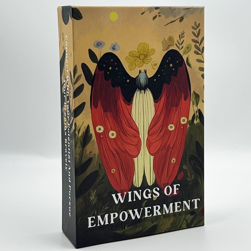 12x7cm Wings Of Empowerment Oracle Card Game授权之翼神谕卡