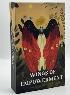 12x7cm Wings Of Empowerment Oracle Card Game授权之翼神谕卡
