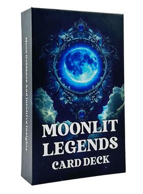 12X7cm Moonlit Legends Oracle card月光传奇神谕卡英文卡牌游戏