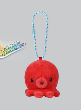 日本正版 amuse 进口海洋生物挂件章鱼君迷你小挂件中性毛绒 玩具
