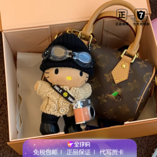 日本代购冒险家摄影师包包挂件Hellokitty背相机可爱公仔玩偶礼物