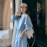 春装现货纯色卫衣+裤子两件套套装202-2501-P145控238，女装运动套装，浙宝202