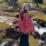 新款冬装撞色短款基础款羽绒服202-5642-P255-K385，女装羽绒服，浙宝202