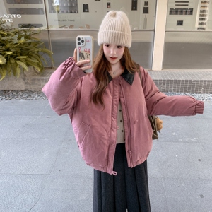 现货 新款冬装韩版宽松学院风棒球服羽绒服 202-5609-P315-K458图片