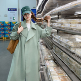 春装现货经典款韩版中长款休闲风衣外套女202-2518-P160-控258，女装风衣，浙宝202