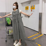 2025新款春夏修身显瘦仙气飘飘气质时尚背带连衣裙外套女潮优雅，女装连衣裙，浙宝202