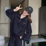 秋装现货休闲卫衣+三条杠裤子运动两件套装202-2520-P175K248，女装运动套装，浙宝202