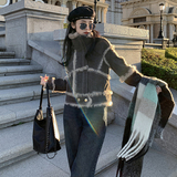 现货初春韩版皮毛一体真兔毛短外套202-7810-P385K589，女装皮草，浙宝202