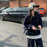 秋装现货重工钉珠连帽卫衣+裤子两件套套装202-2506-P185K248，女装运动套装，浙宝202