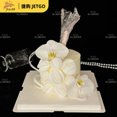 饰威化糯米纸立体切圆工具装 小红书同款 蛋糕装 扮甜品台蝴蝶兰插件