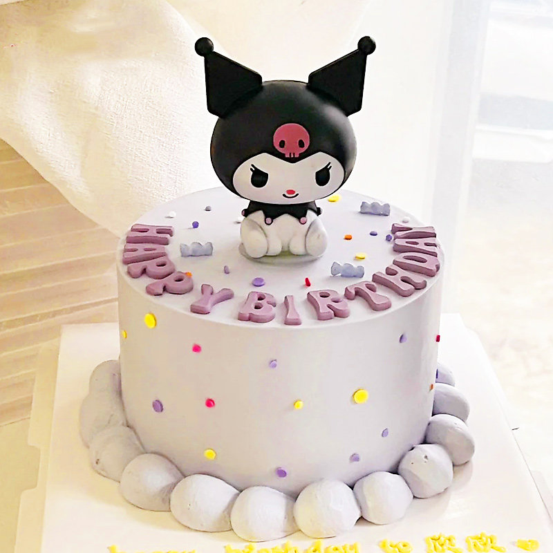 库洛米蛋糕装饰摆件酷乐米甜品台