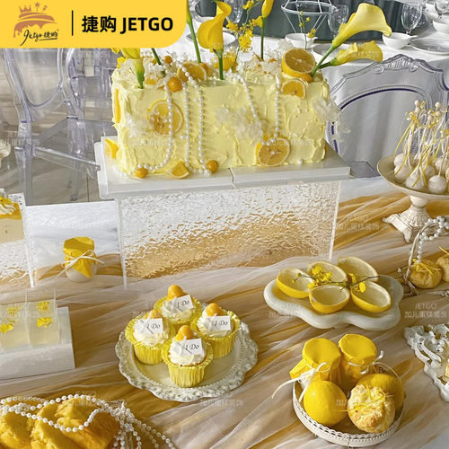 甜品台蛋糕I DO装饰插牌布丁瓶封口纸结婚慕斯杯推推乐不干胶贴纸