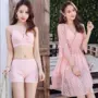 19 năm mới đồ bơi nữ bikini áo ba lỗ cỡ ngực siêu cổ tích thép tập hợp áo tắm suối nước nóng - Bikinis áo bơi cho người béo