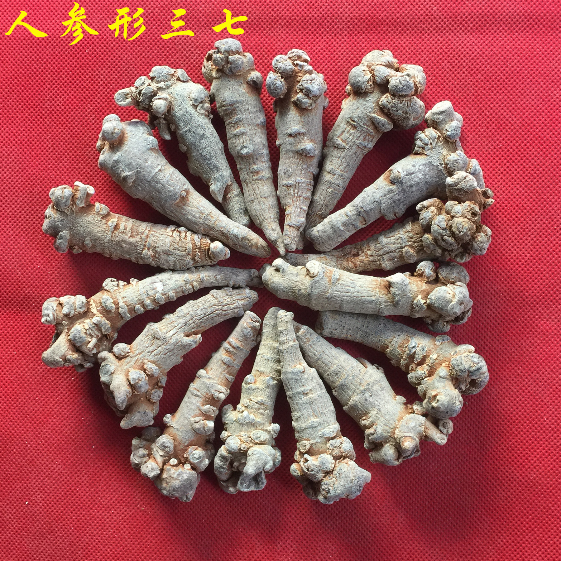 特级无剪口40头500g正品磨粉三七