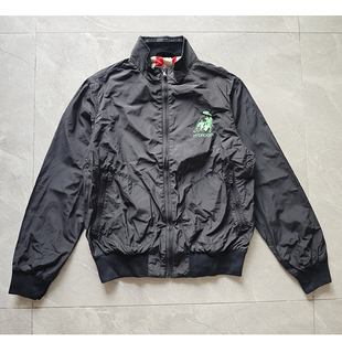 HYDROGEN春秋男装夹克薄短款风衣尼龙防水防风牛头刺绣潮拉链外套