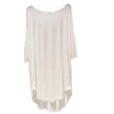 宽松莫代尔大t恤女夏韩版遮屁股