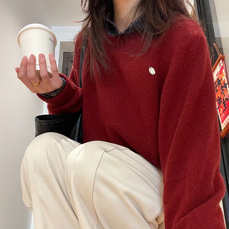 蓝色毛衣女款2026新款爆款外穿半高领打底衫秋冬内搭中领针织上衣,女装/女士精品,常规大码外套,淘宝优惠券,粉丝福利购,淘宝优惠卷