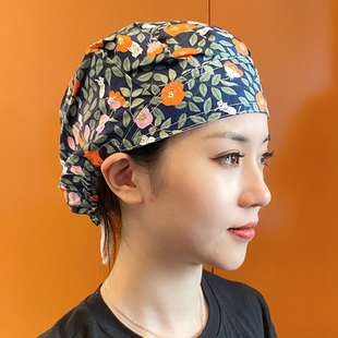 女士厨房专用帽子炒菜防油帽女式厨房专用做饭戴的帽子家用烧饭厨